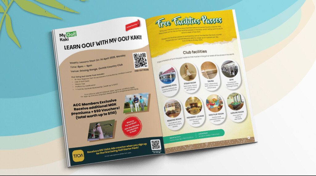 Aranda Country Club Newsletter Design