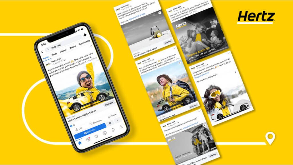 hertz social media marketing