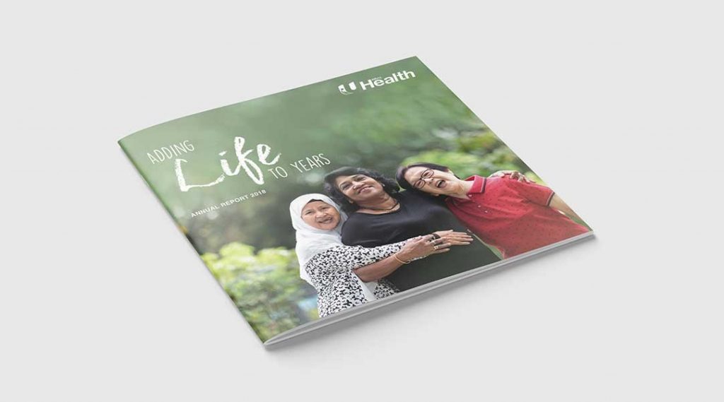 NTUC Health Annual Report Design