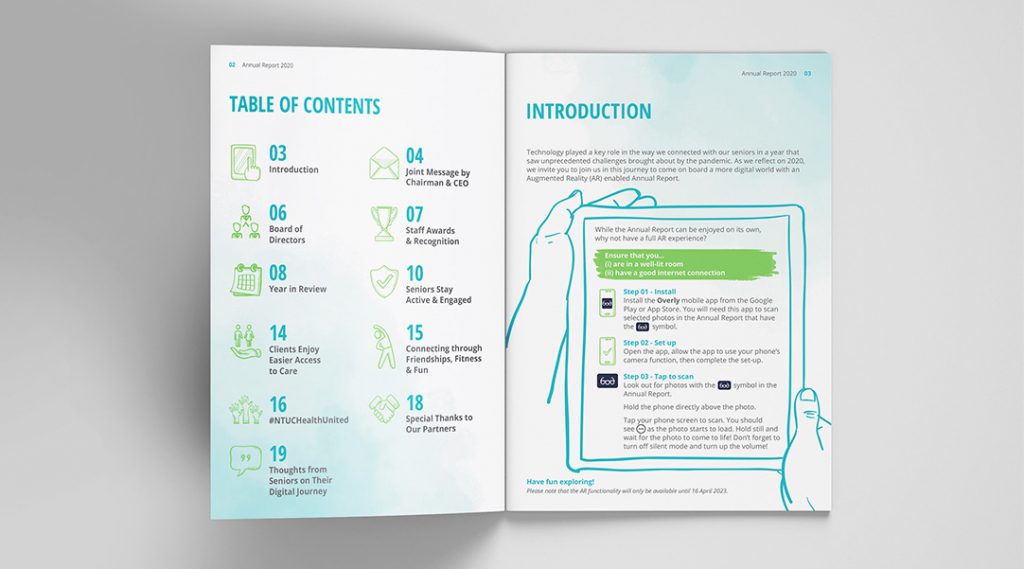 NTUC HEALTH ANNUAL REPORT DESIGN