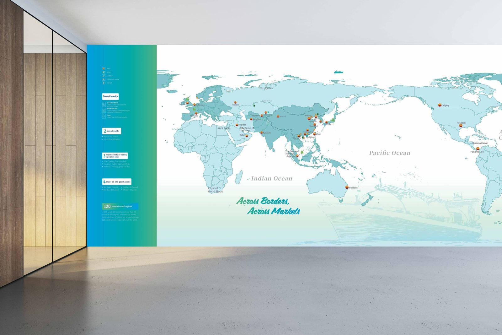 Corporate Office Mural Design & Installation