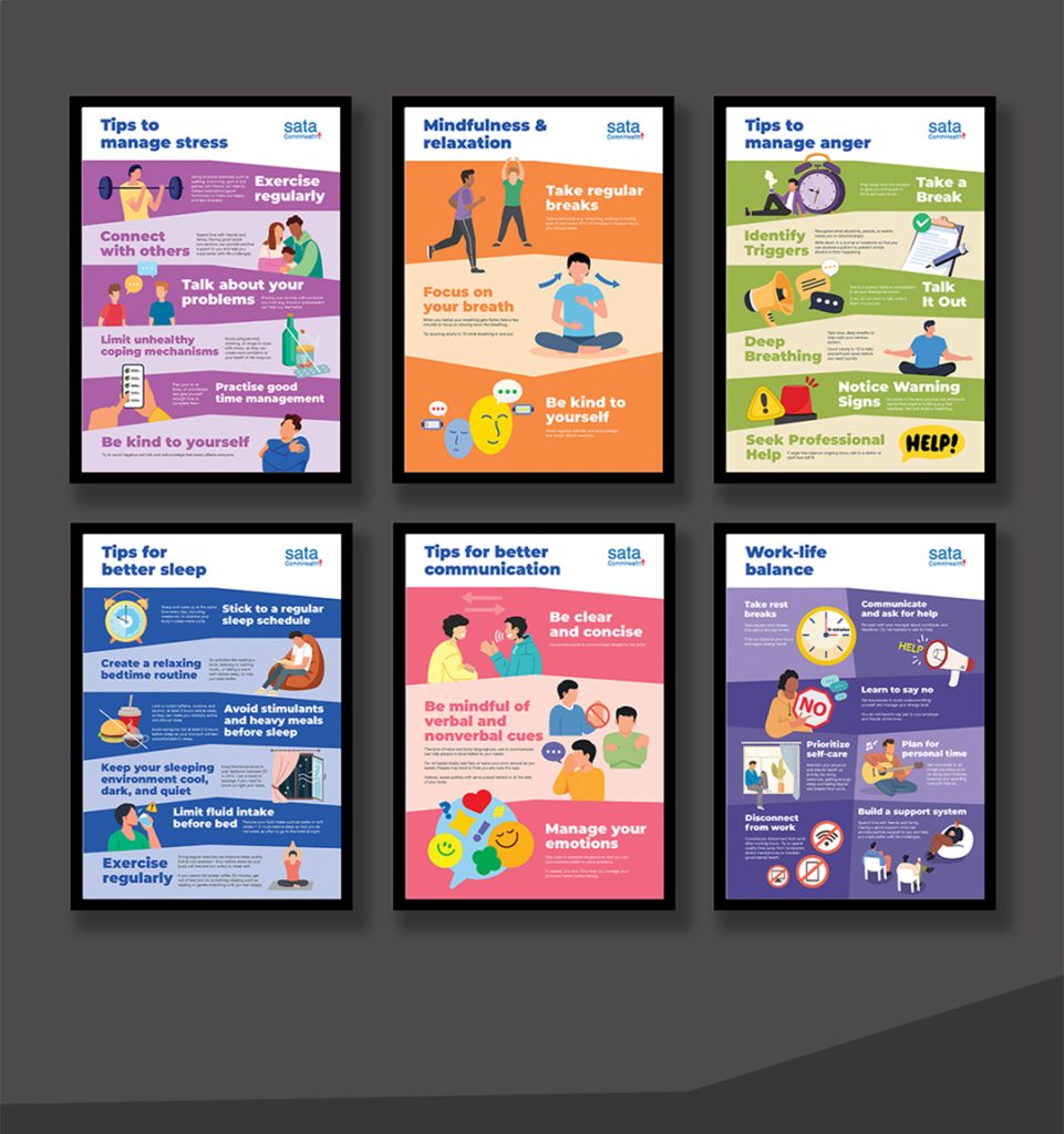 Creative Agency Singapore | SATA CommHealth Poster Design